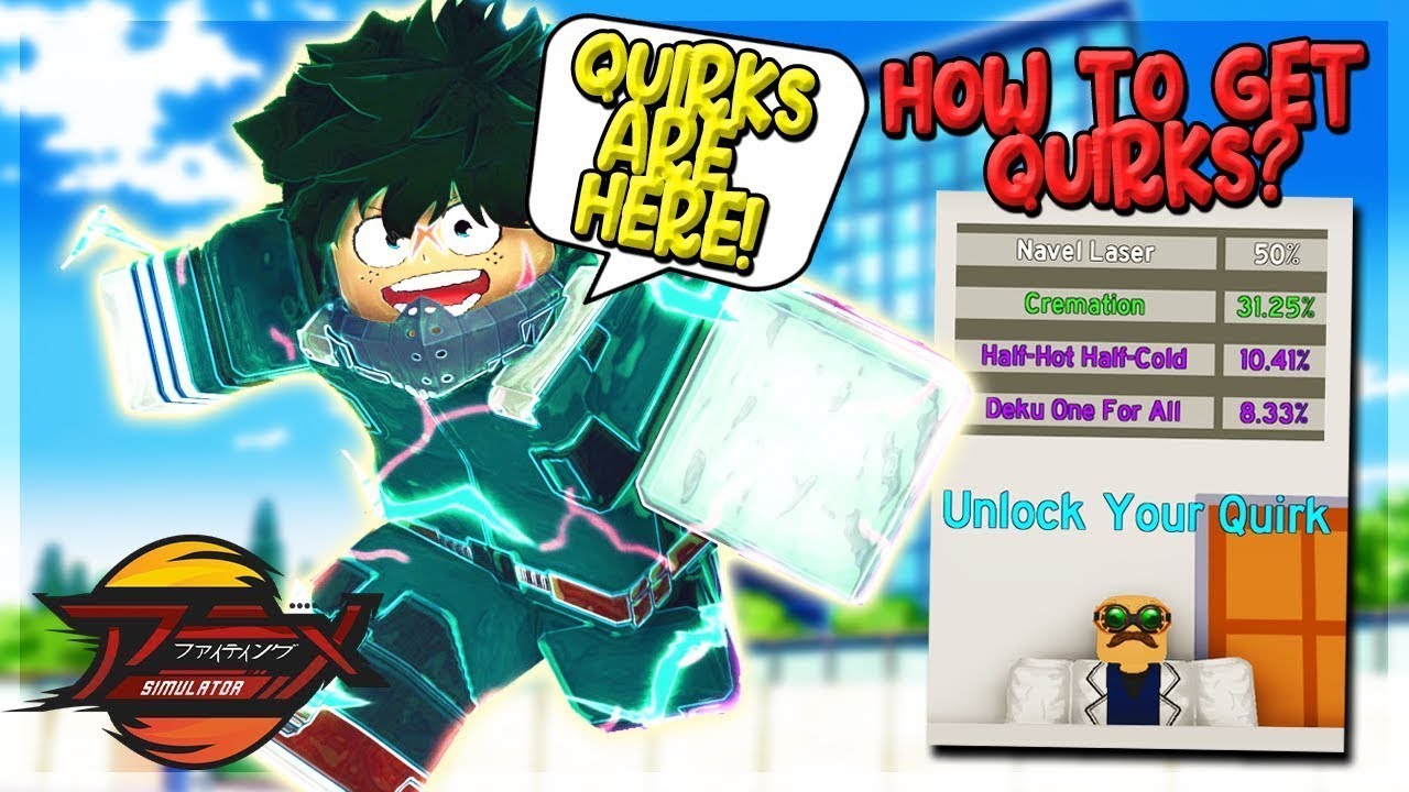 How To Get A Quirk In Anime Fighting Simulator - AnimeFanClub.net